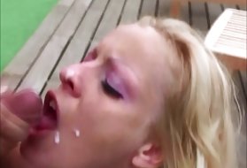 Online sex video gratis tysk facial 24 blonde sperm eater