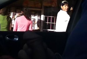 Porno kvinde fuck en flok to gange blinker en bil 2 huset af hendes porno