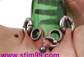 Stor flaske fucking vagina, fisse stønner orgasme xxx porno site