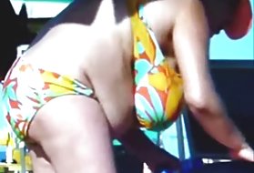 Rusland busty ældre bedstemødre på stranden! på den fan! gamle