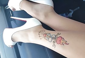 Mine strømpebukser fods ankel tatoveringer porno, hvor råbe